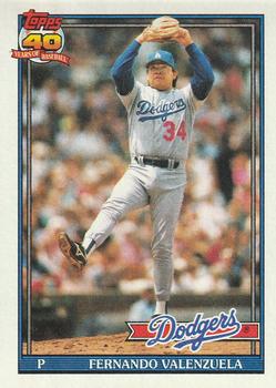 1987 Topps #410 Fernando Valenzuela NM-MT Dodgers