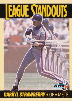 Darryl Strawberry - Mets #408 Donruss 1991 Baseball MVP Trading Card